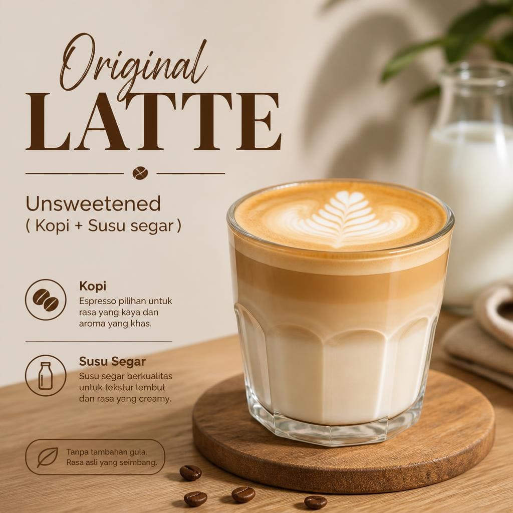 Original Latte dari Kopi Kisah Kita